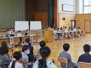 児童会総会終わる！
