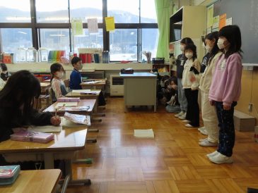 授業参観＆給食試食会おわる！